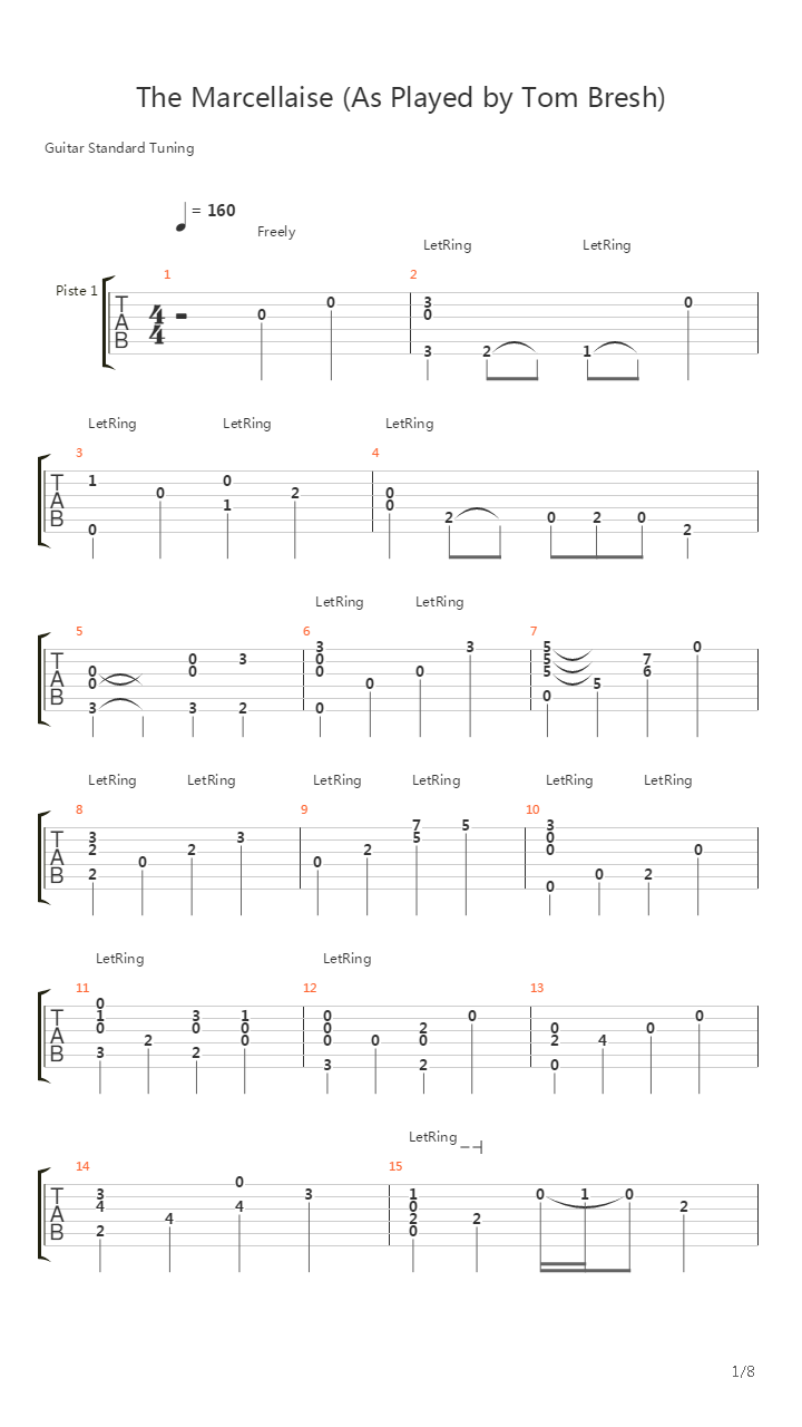 The Marcellaise吉他谱