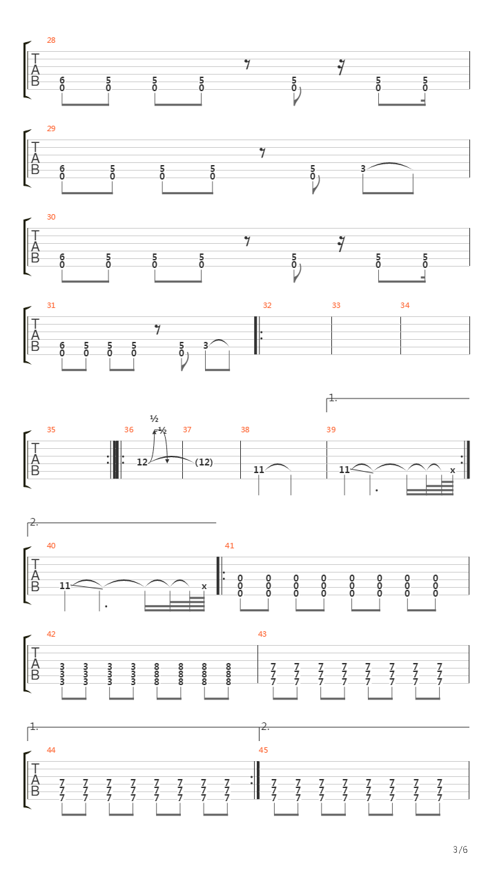 Ka-boom Ka-boom吉他谱