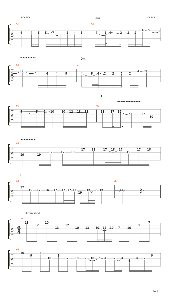 Hearing The Chords吉他谱