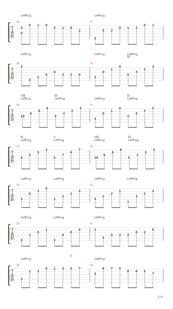 Etude No 1 (op.60)吉他谱