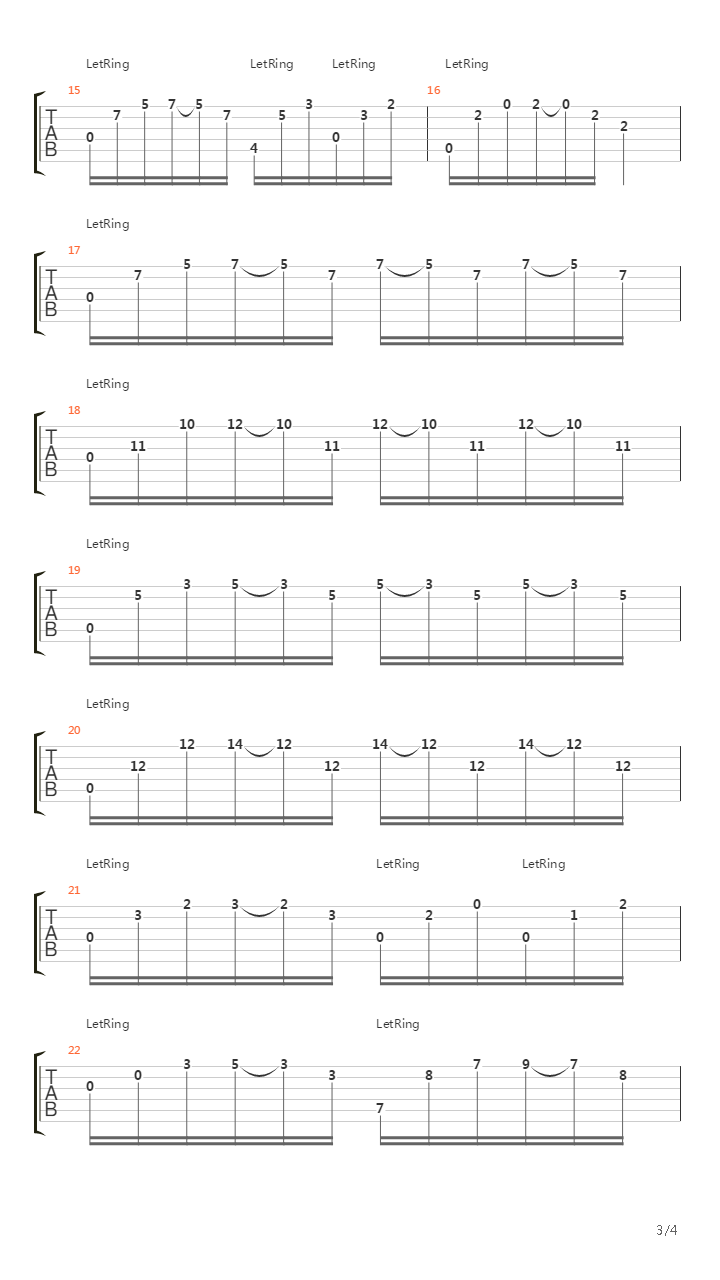 Etude No 4 (op.60)吉他谱