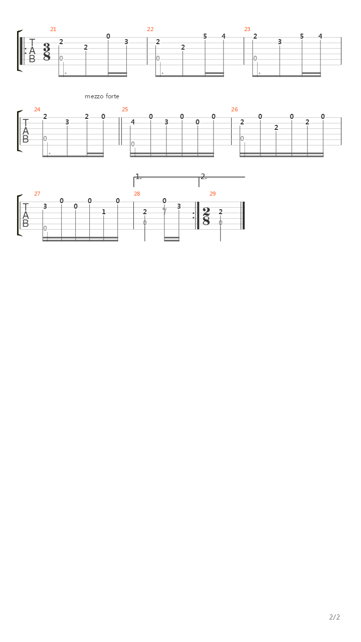 Waltz in E-dur吉他谱