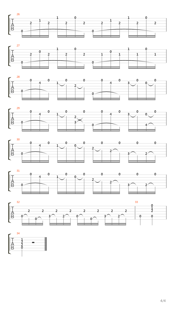 Opera 100 No 11吉他谱