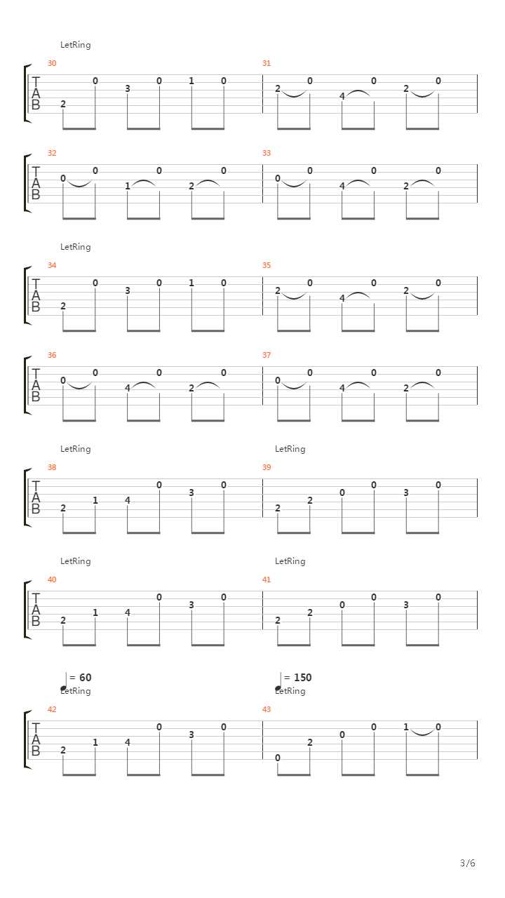 Opera 100 No 13吉他谱