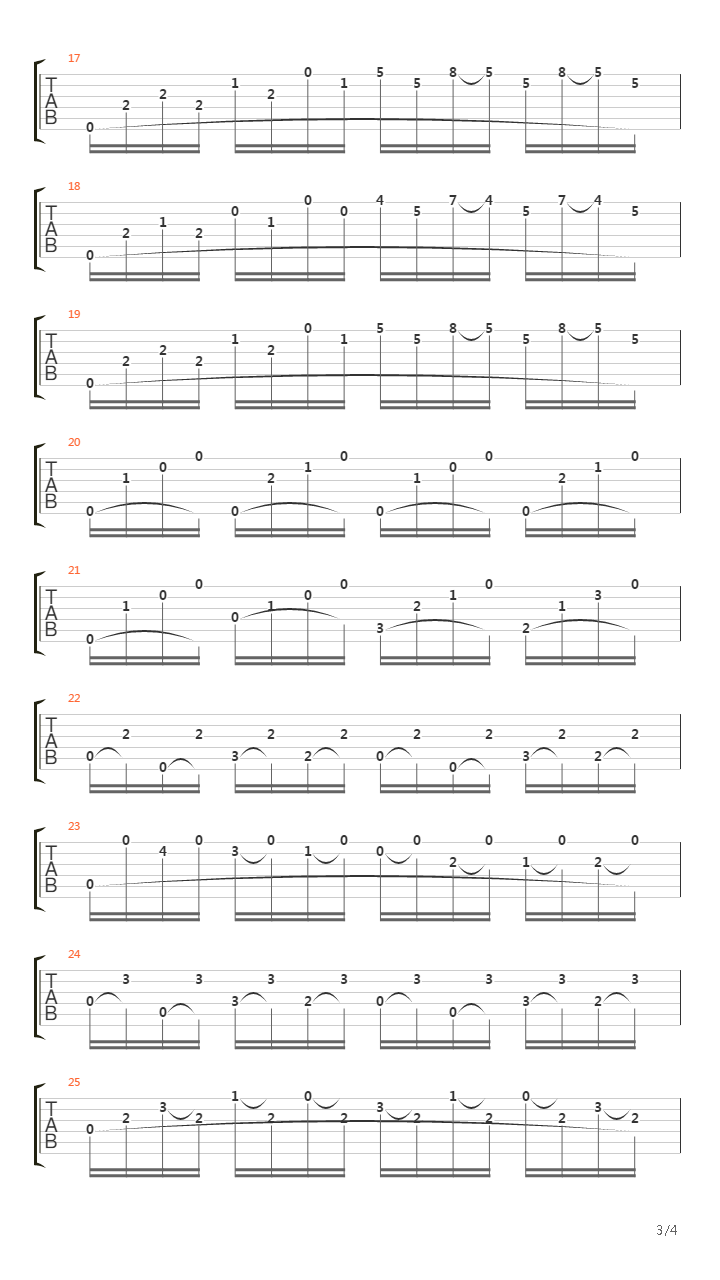 Study No 3吉他谱