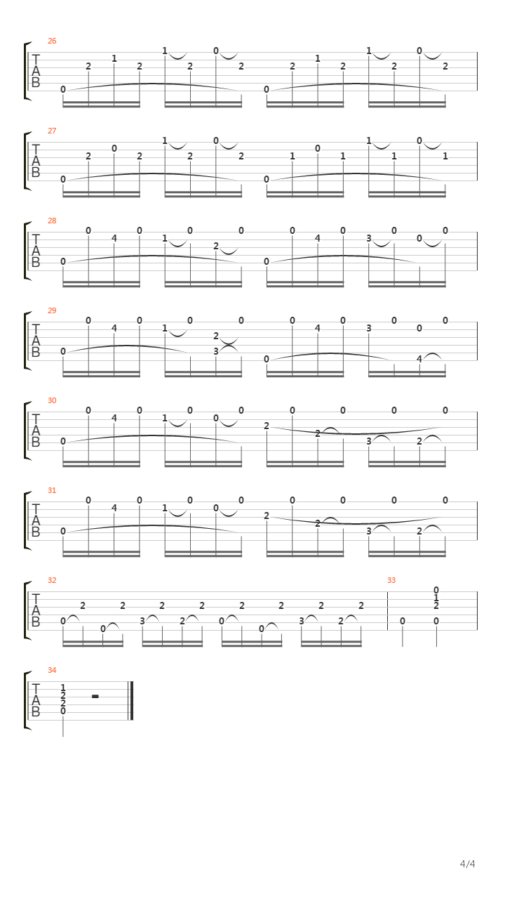 Study No 3吉他谱