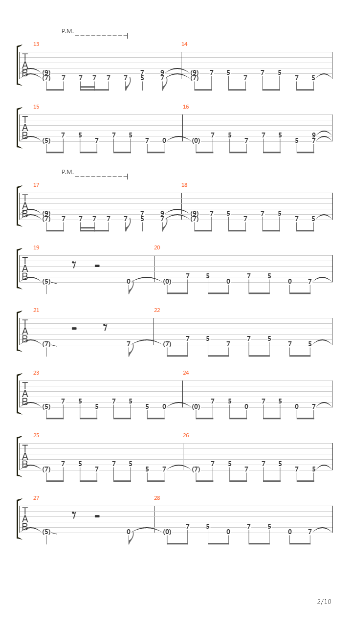 Black Swan吉他谱