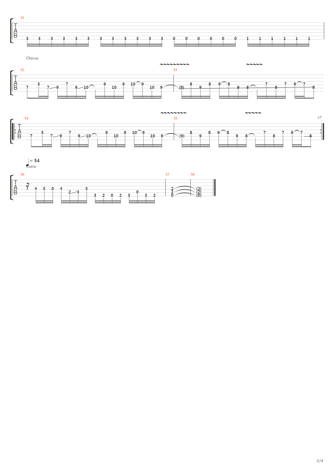 Burning Bridges吉他谱