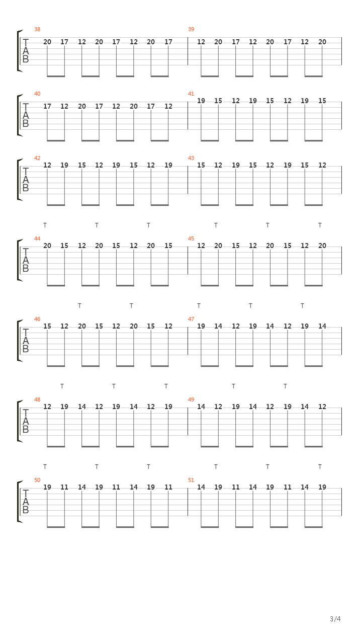 Disconnect (solo)吉他谱