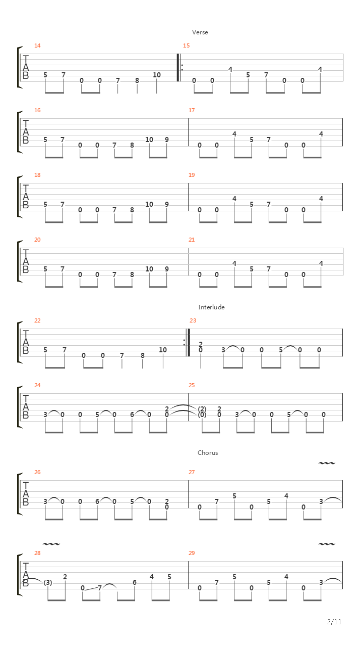 Disconnect吉他谱