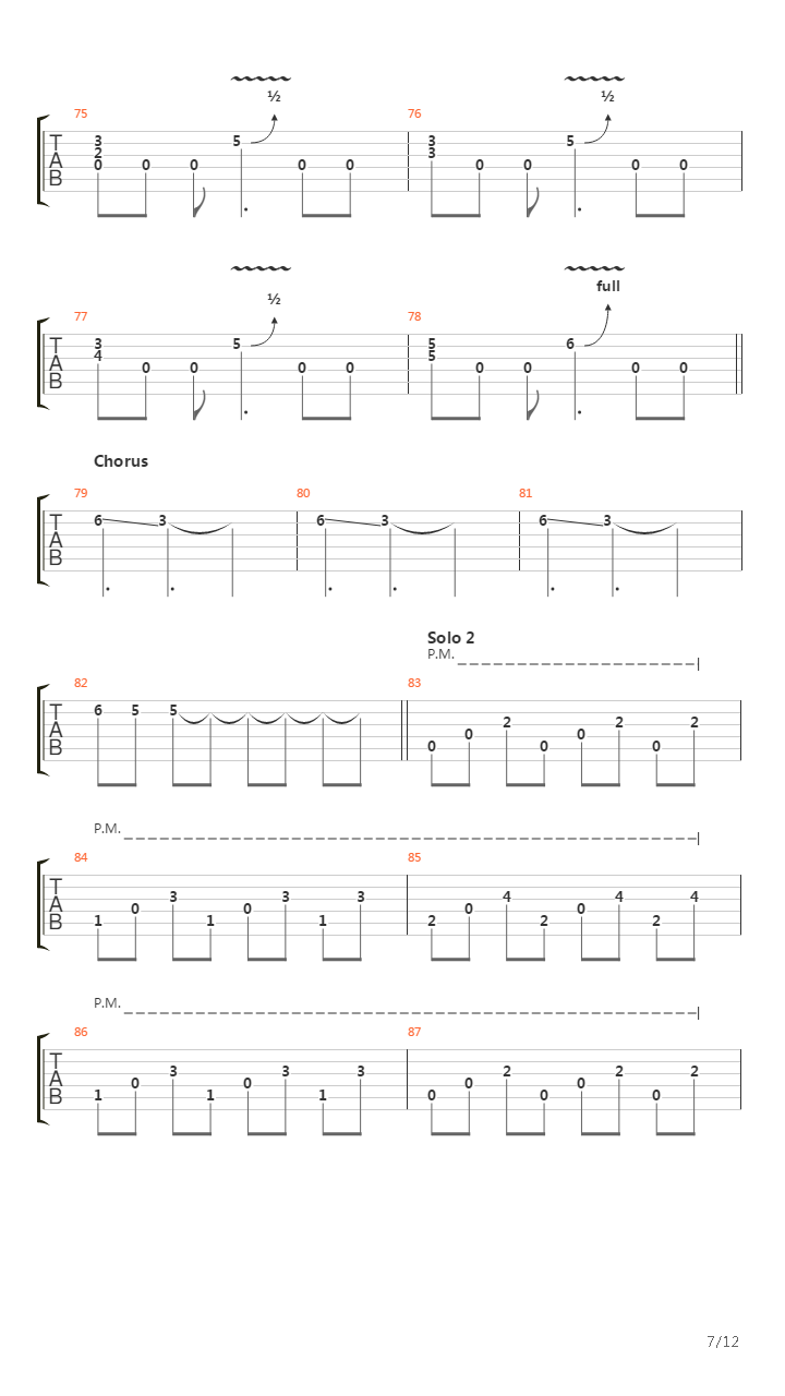 Hangar 18 (Clip Version)吉他谱