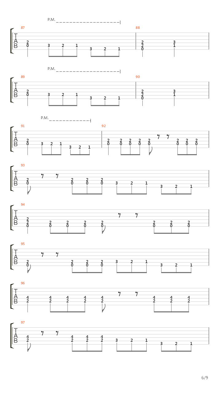 Millemium Of the Blind (13)吉他谱