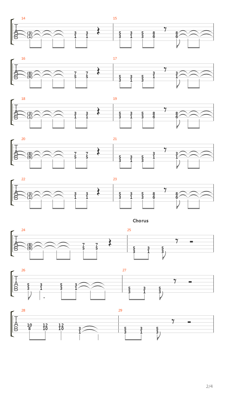 Strange Ways吉他谱