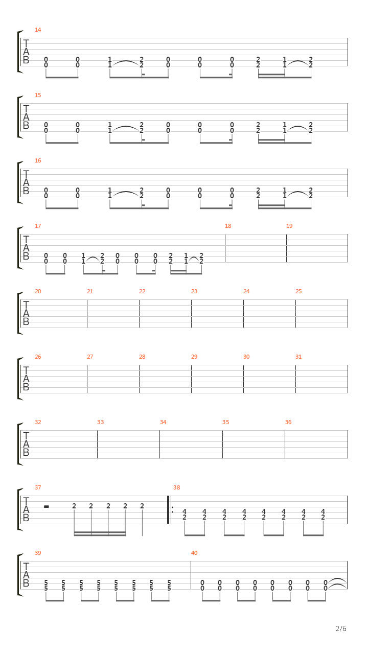 5 Marz吉他谱