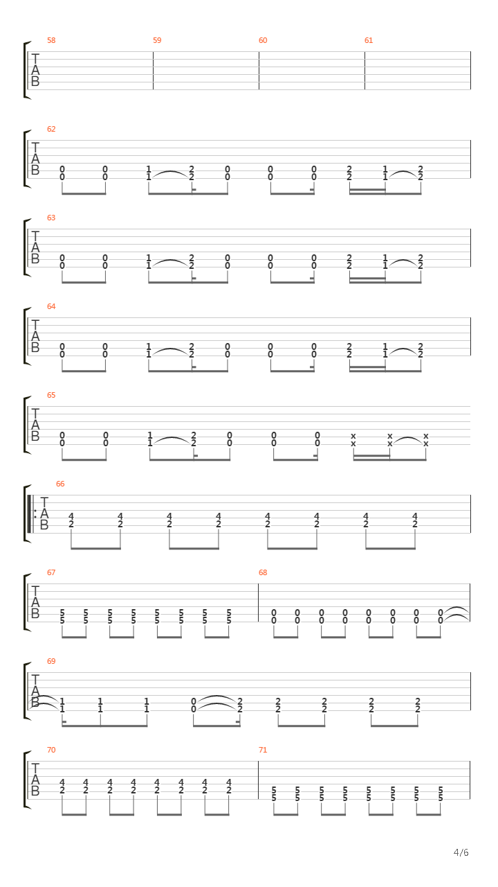 5 Marz吉他谱