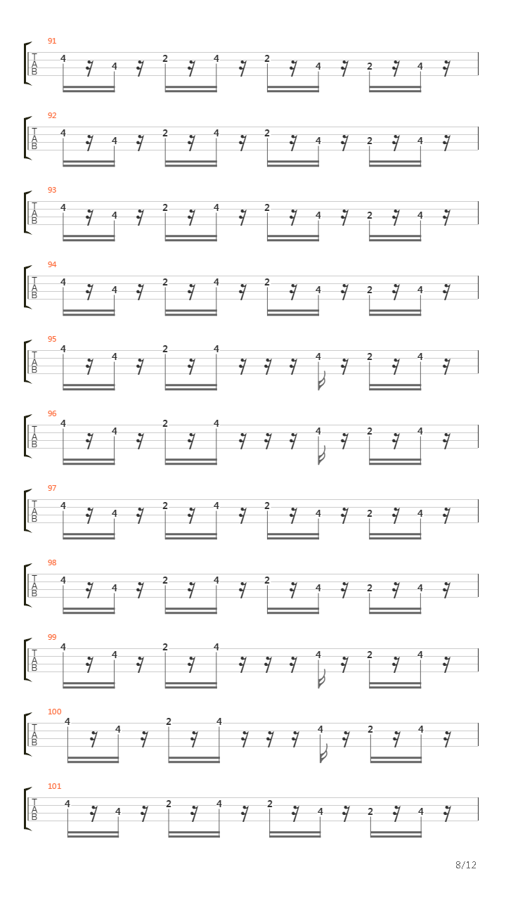 Billie Jean (4 Basses - Bruno Masquio)吉他谱