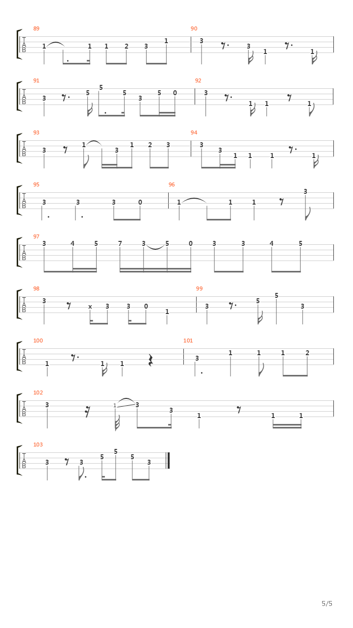 Rock With You (Bass Tutorial)吉他谱