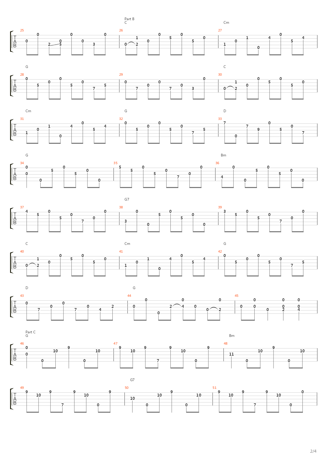 Song For Susan吉他谱