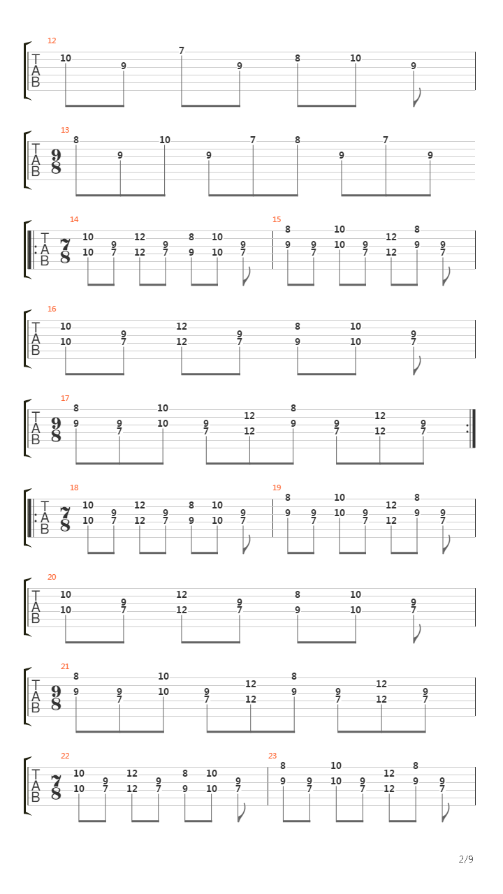 Tubular Bells (Intro)吉他谱