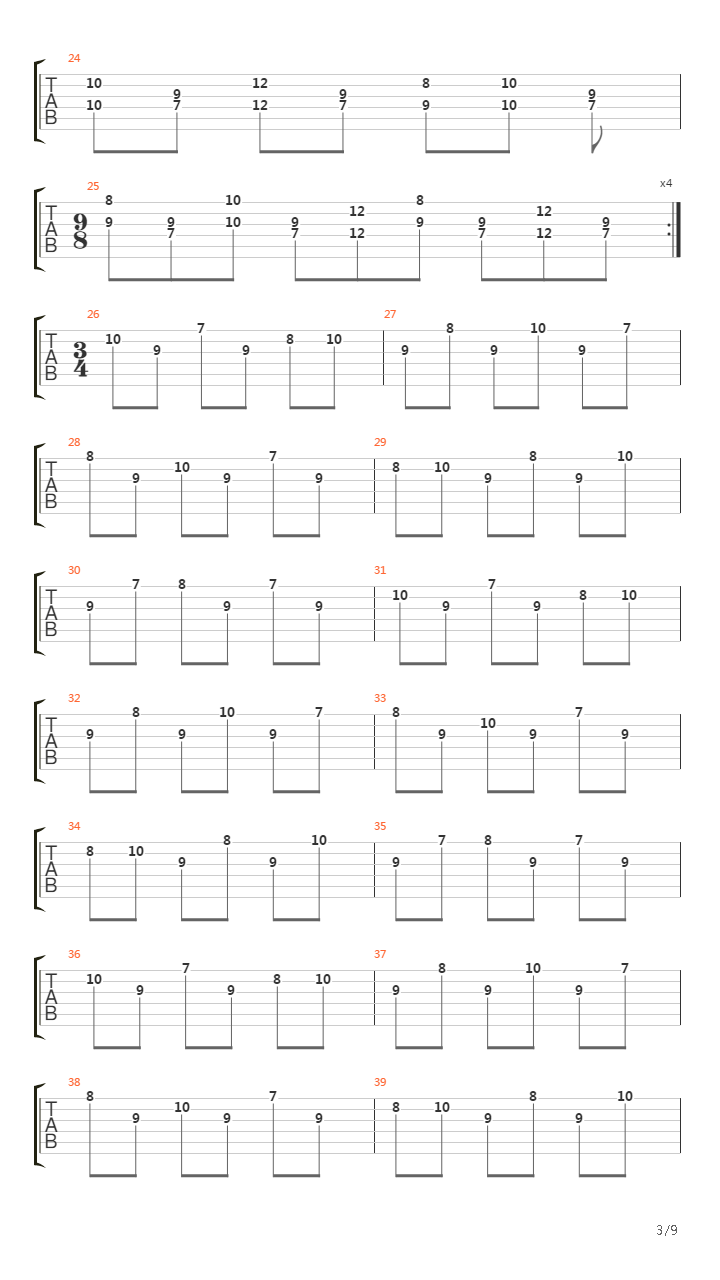 Tubular Bells (Intro)吉他谱