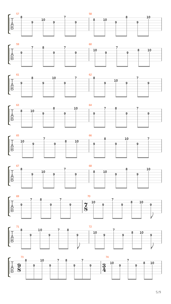 Tubular Bells (Intro)吉他谱