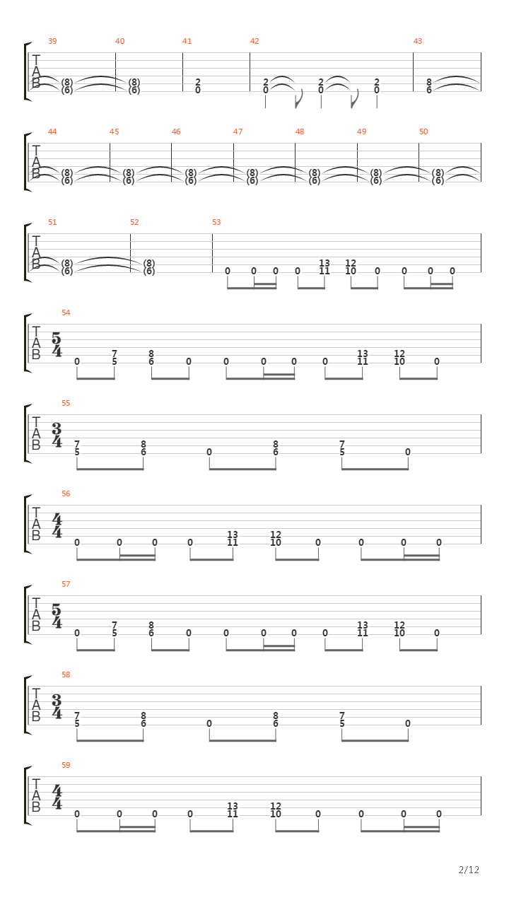 Psalm 69吉他谱