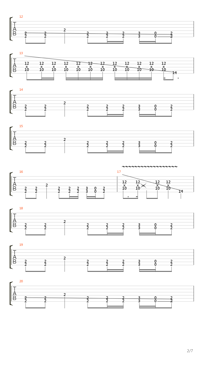 Dig吉他谱