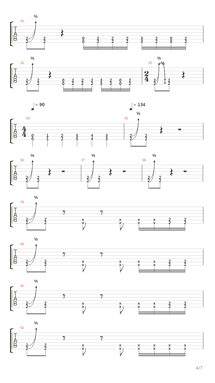 Dig吉他谱