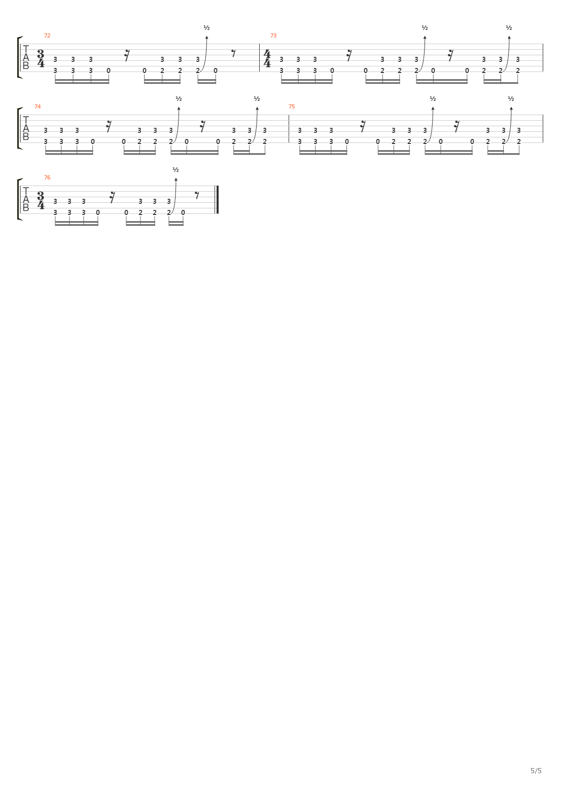 Solve Et Coagula吉他谱