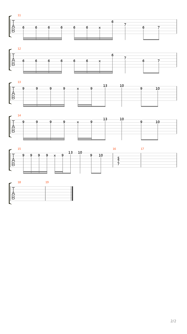 Cave (Intro)吉他谱