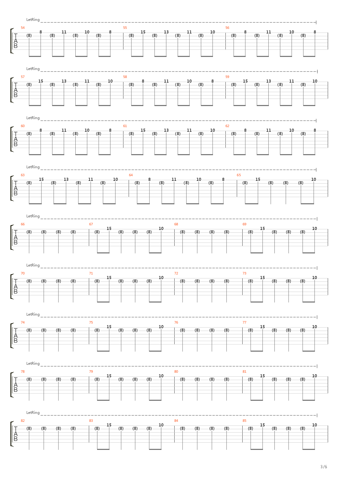 Isolated System吉他谱