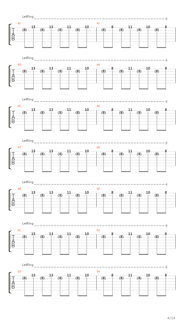 Isolated System吉他谱