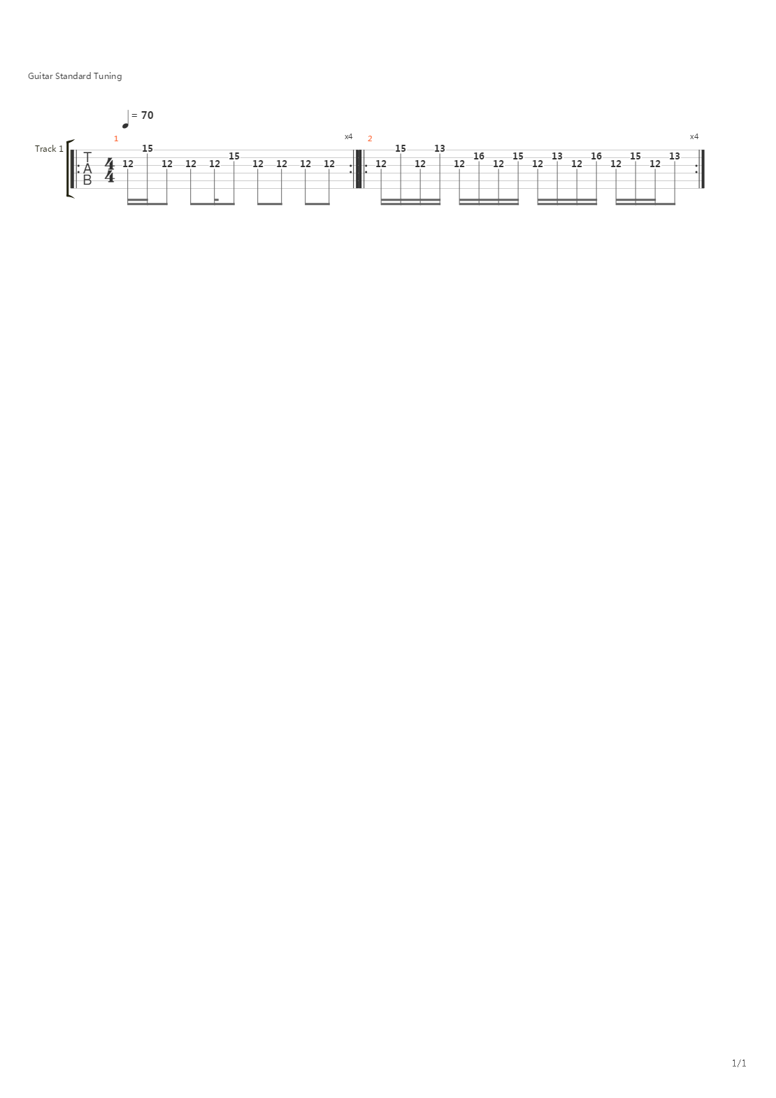 Isolated System吉他谱