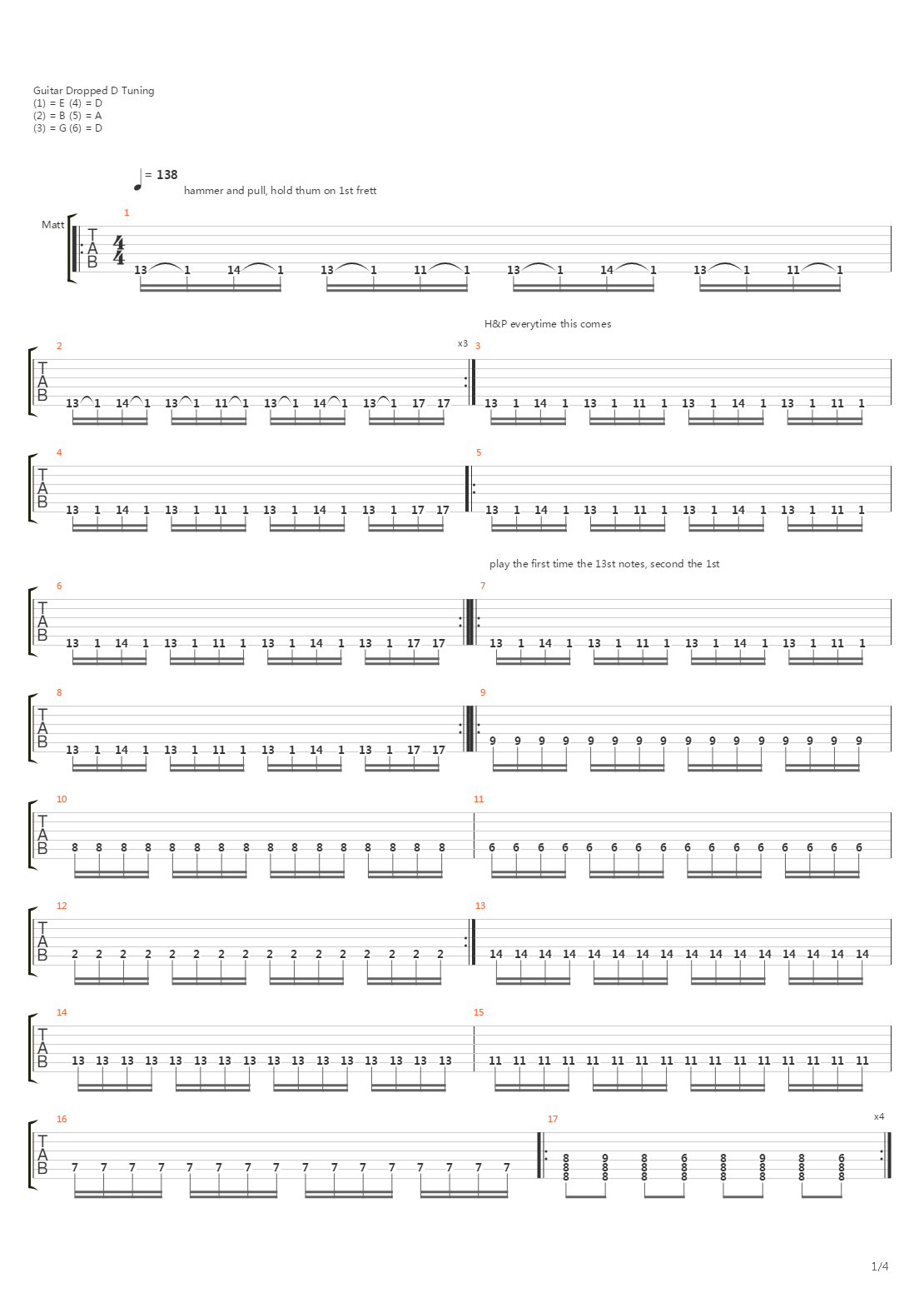 Stockholm Syndrome吉他谱