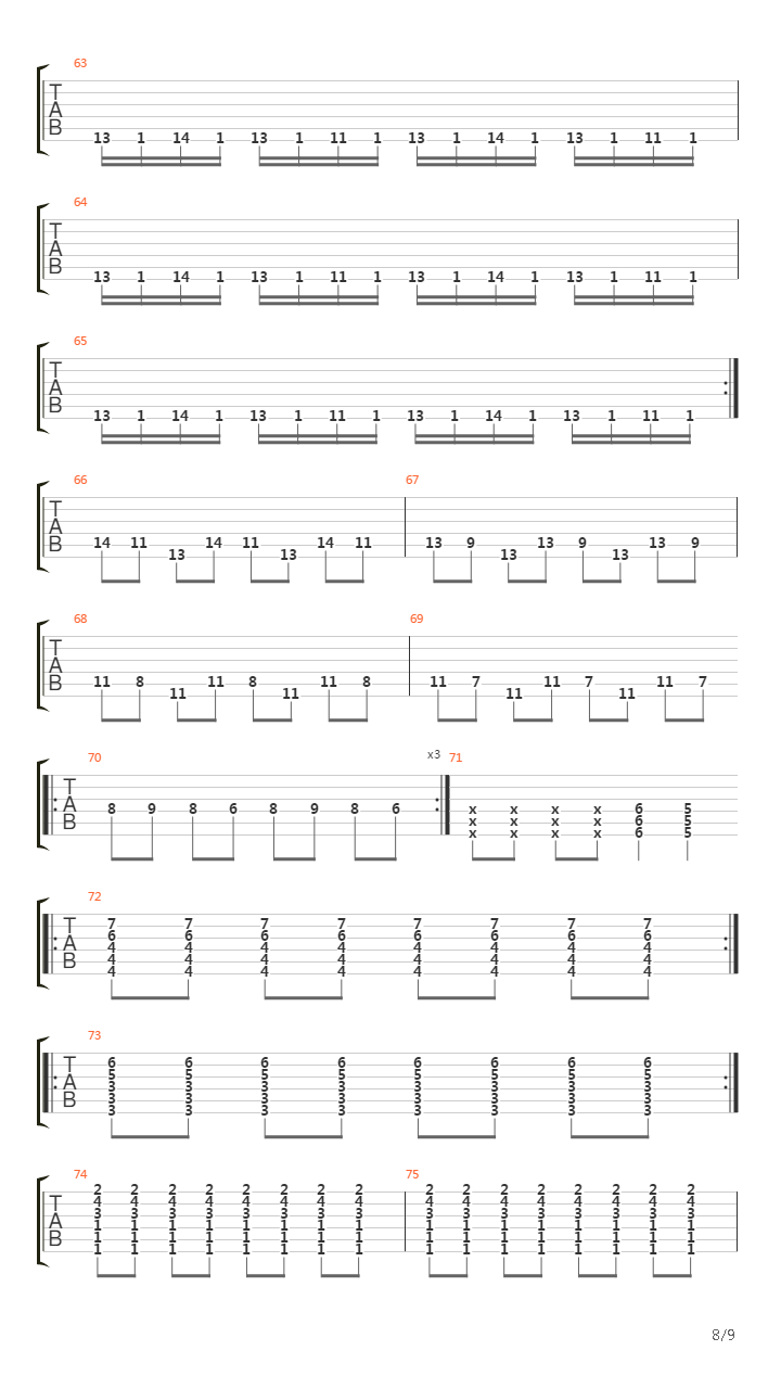 Stockholm Syndrome吉他谱