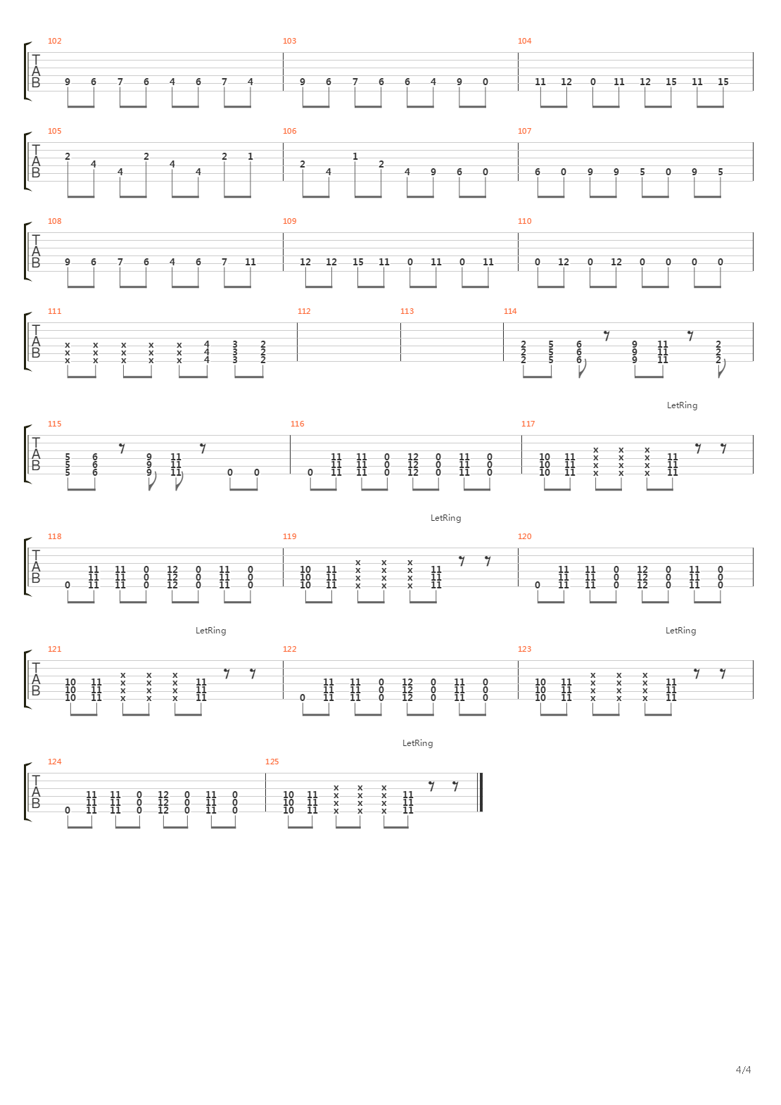 Stockholm Syndrome吉他谱