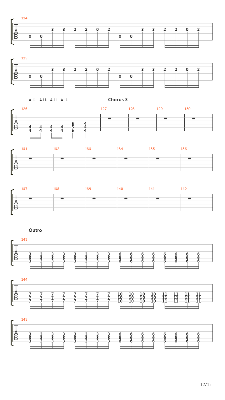 Stockholm Syndrome吉他谱