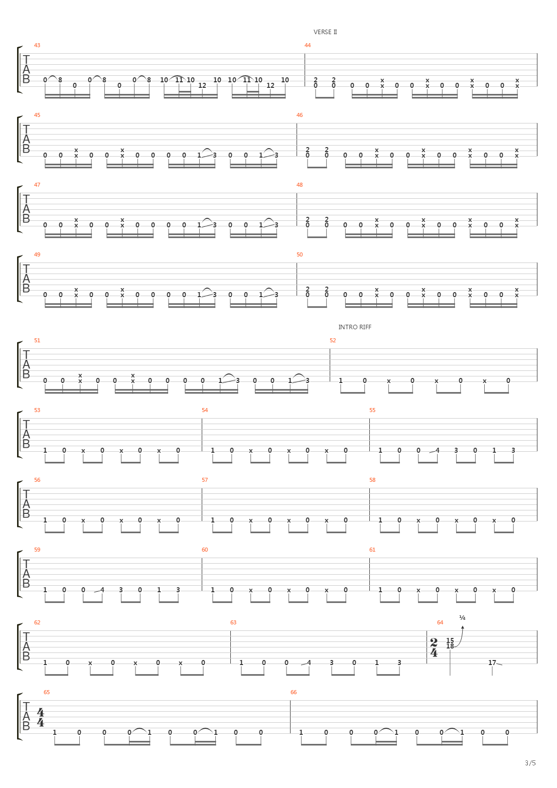 12 Hundred吉他谱