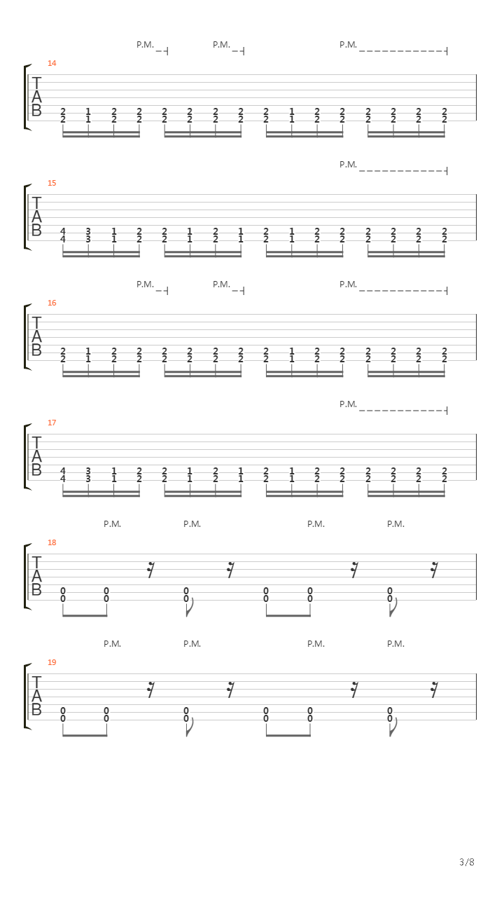 Burn吉他谱