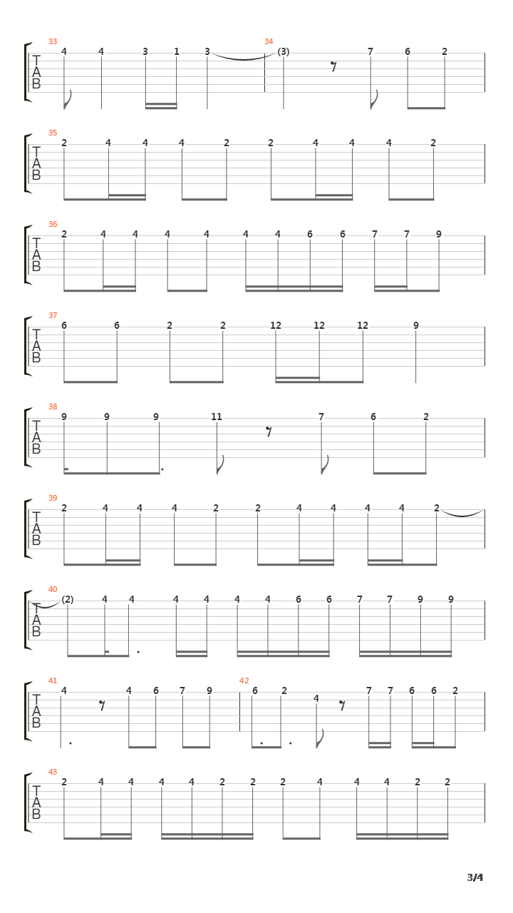 科学の超電磁砲 - only my railgun（駅名Ver.） 总谱吉他谱