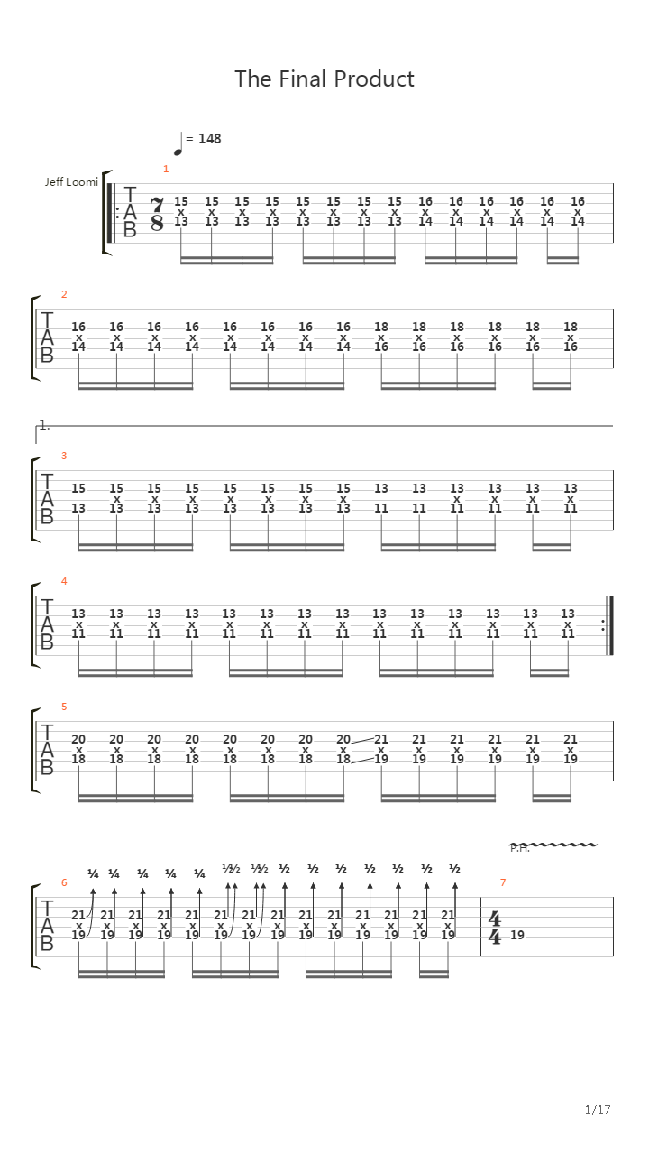 The Final Product吉他谱