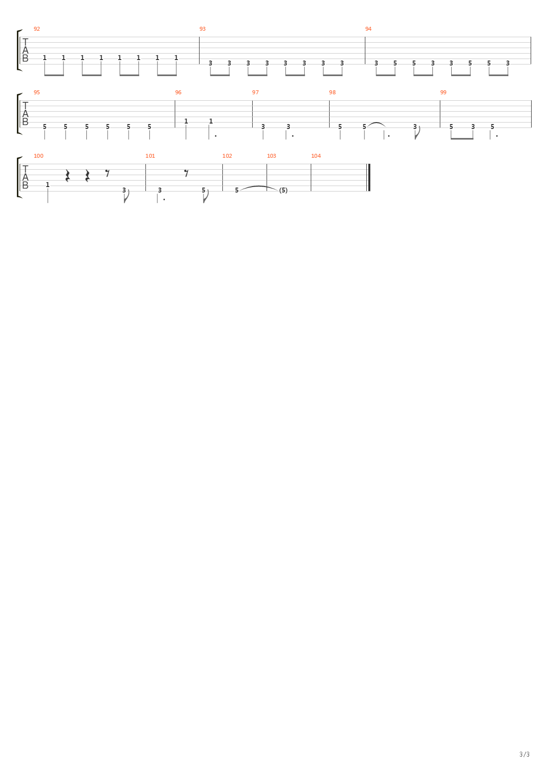 Too Bad吉他谱