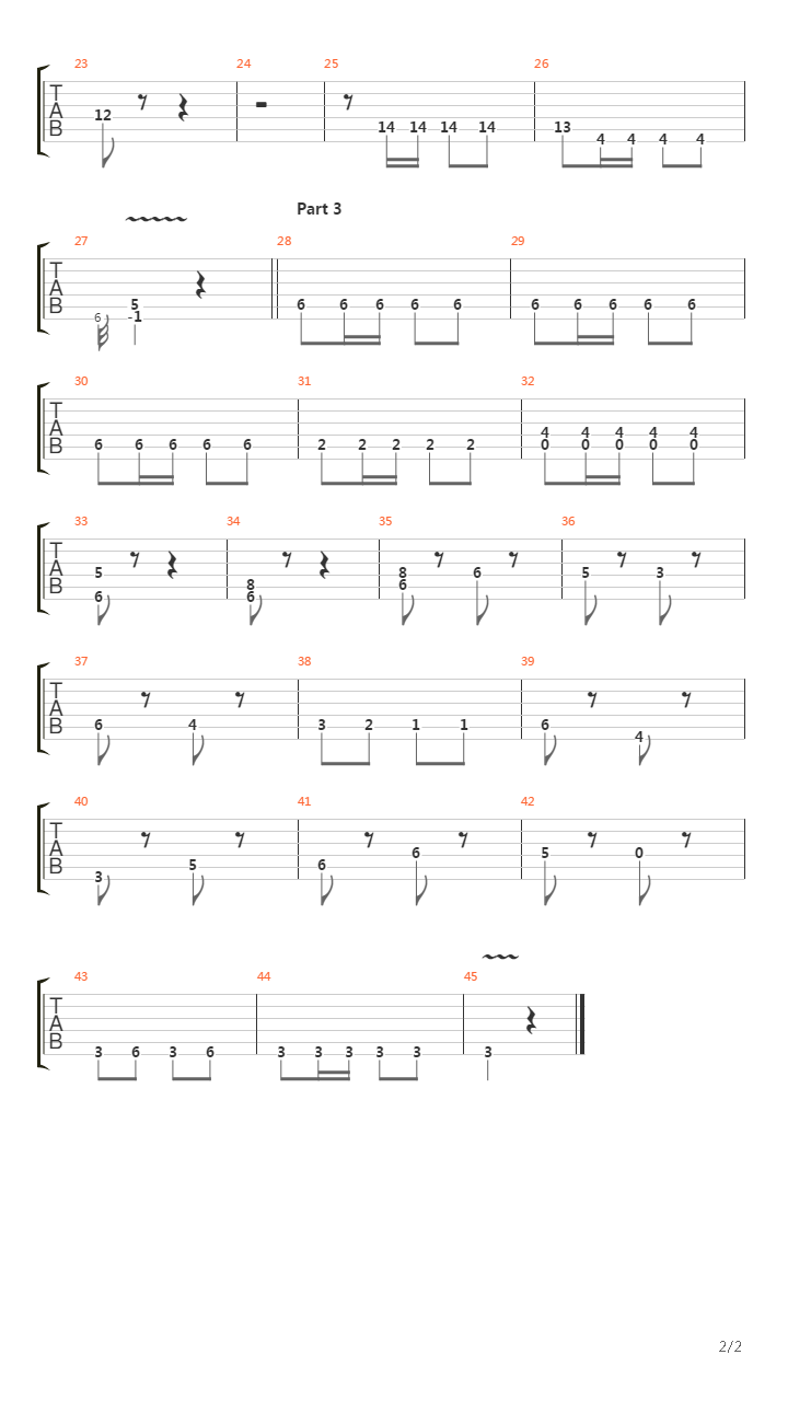 Capricce No 14 Marcia吉他谱