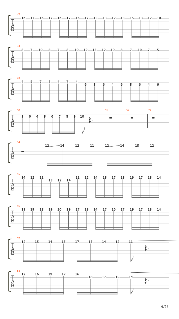 Moto Perpetuo吉他谱