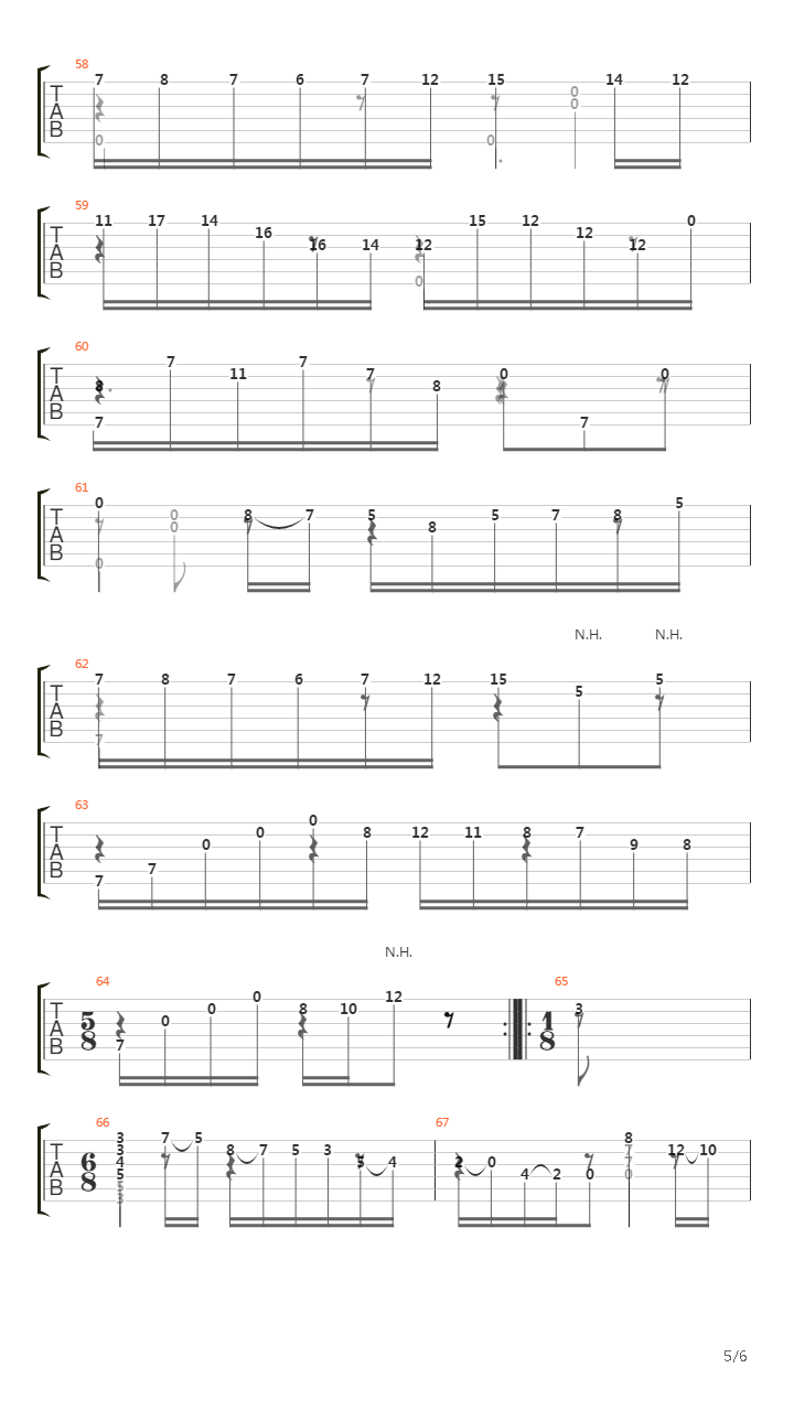 Sonata in E minor吉他谱