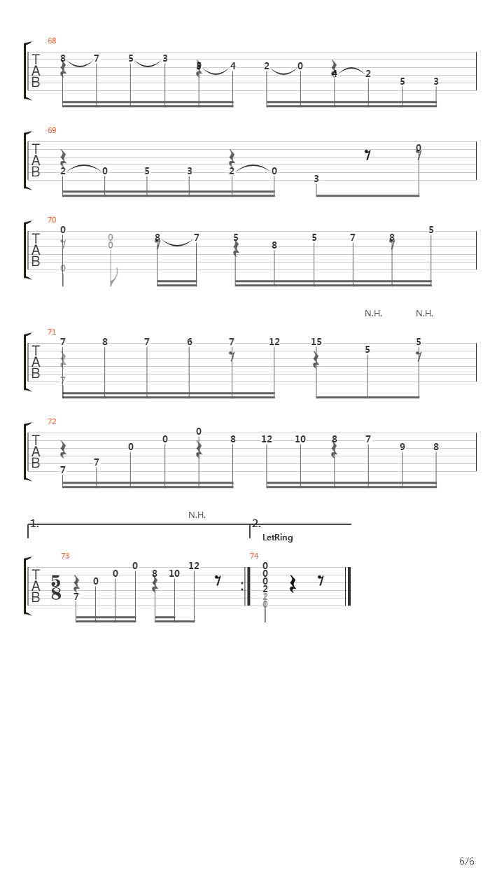 Sonata in E minor吉他谱