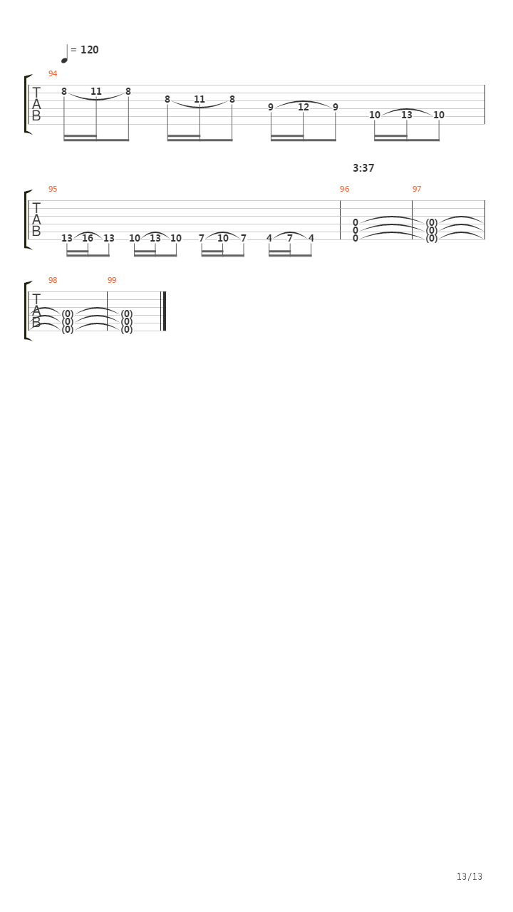 Winds Of Horus吉他谱