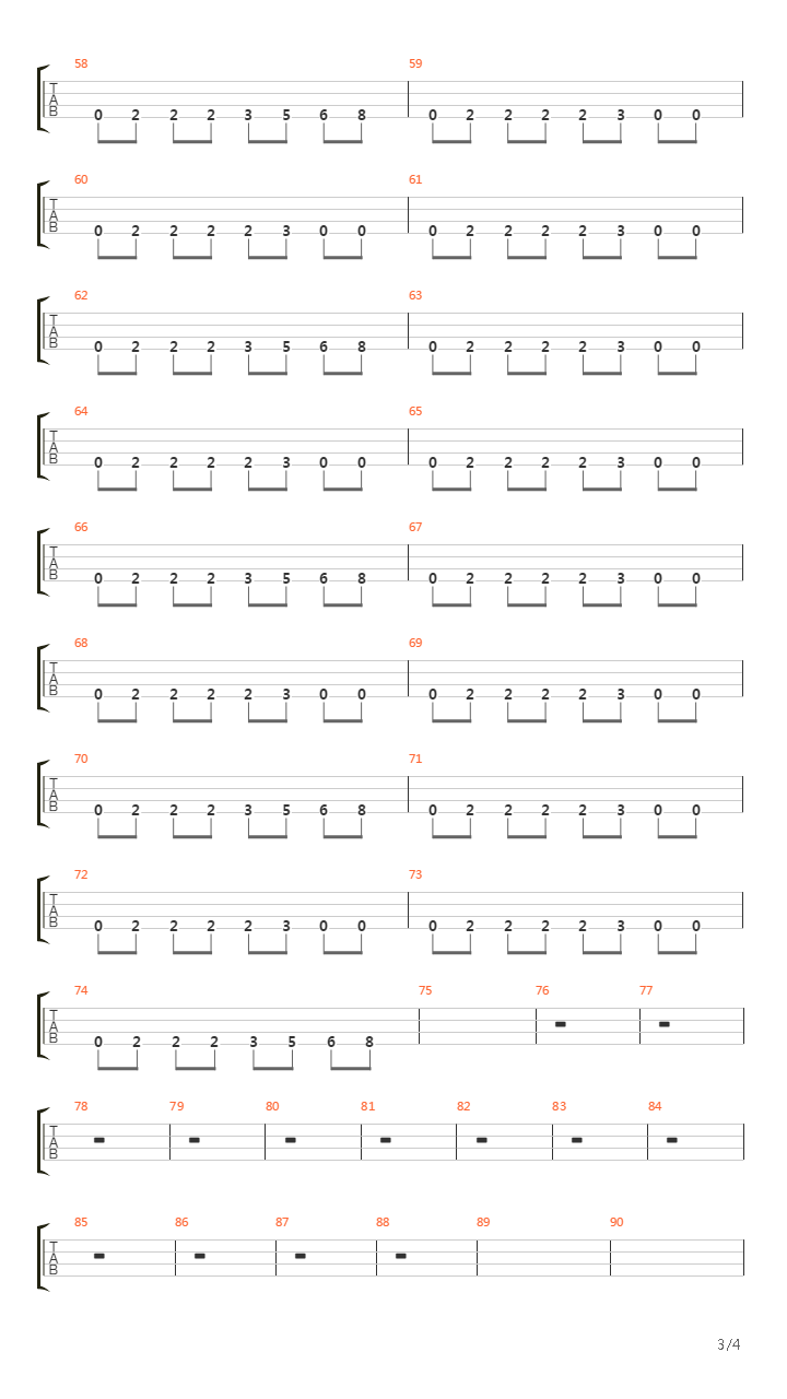 March of the pigs吉他谱