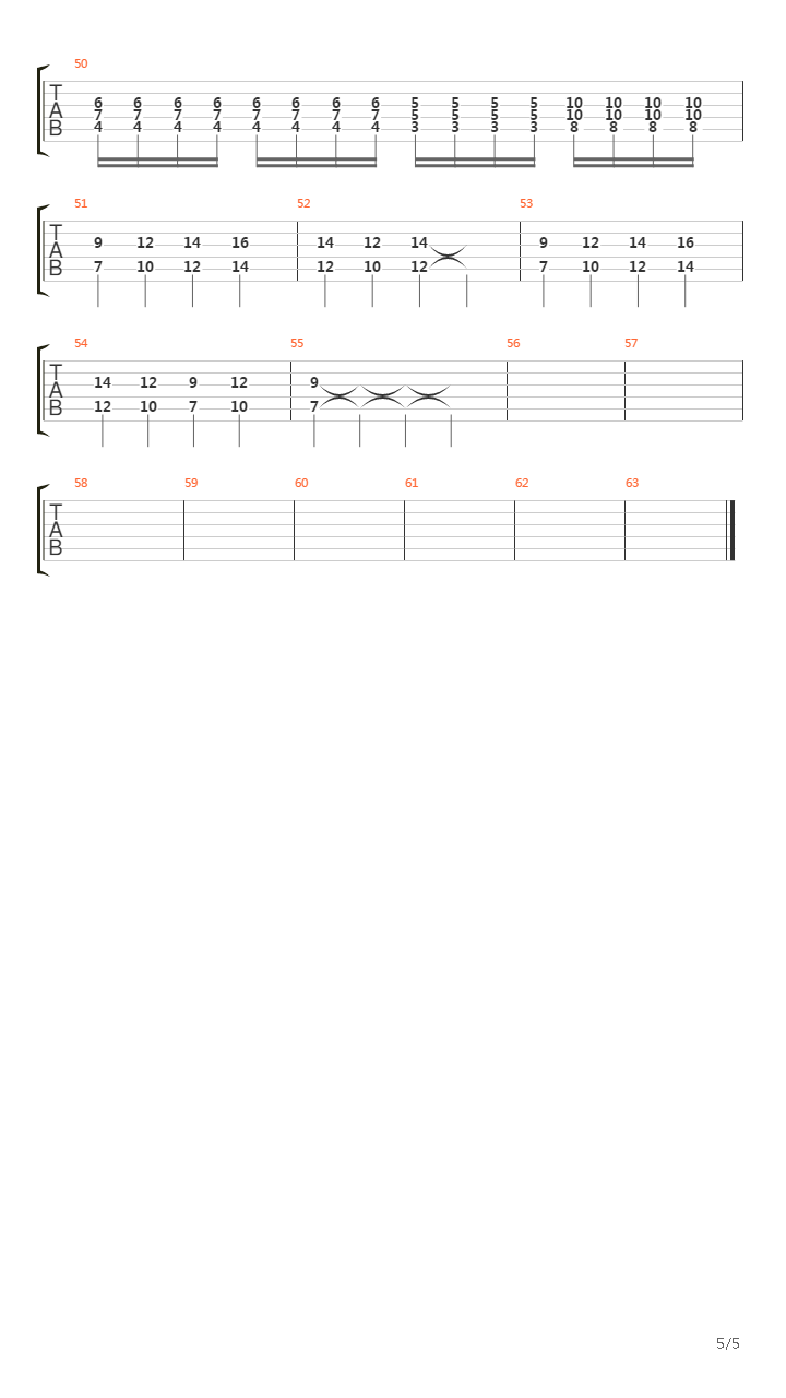 The Quitter吉他谱