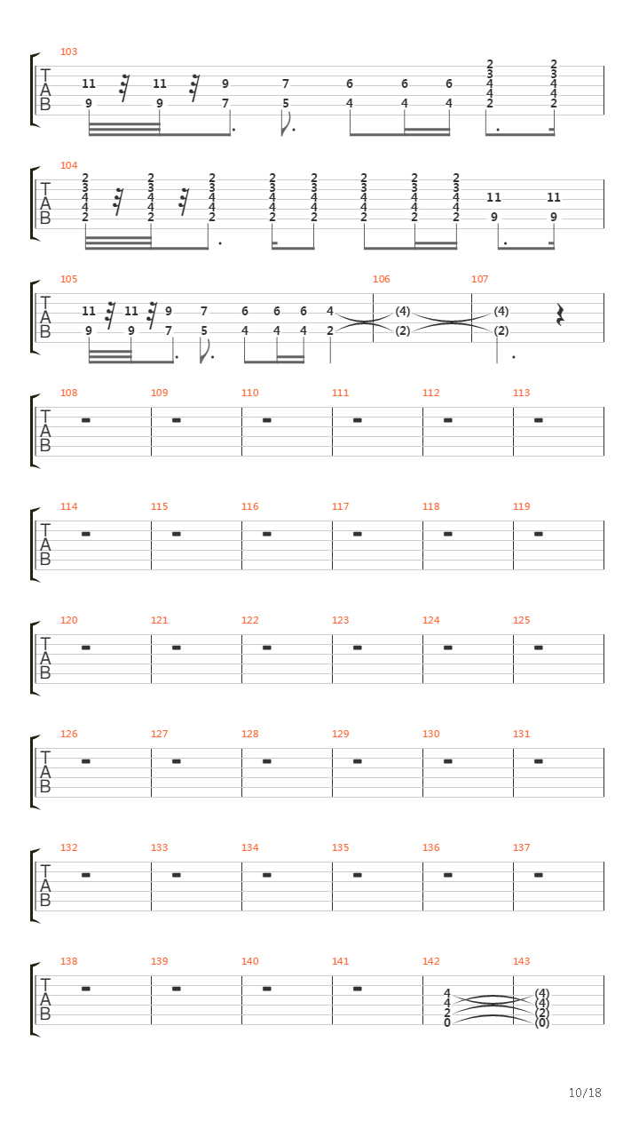 Bleak吉他谱